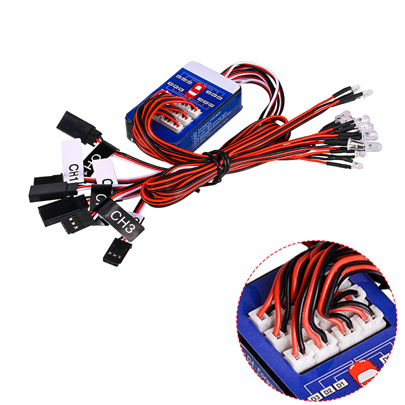 Rc Hobby Tech Bali - RC 12 LED 조명 시스템 키트