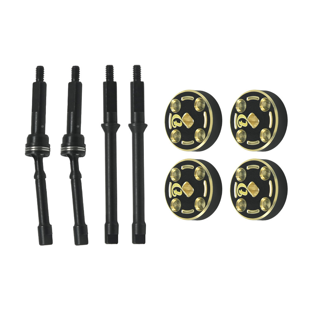 취미용품 스틸 경화 +4mm CVD와 황동 +4mm 업 - Rc Hobby Jeep Wrangler 리뷰 및 가격