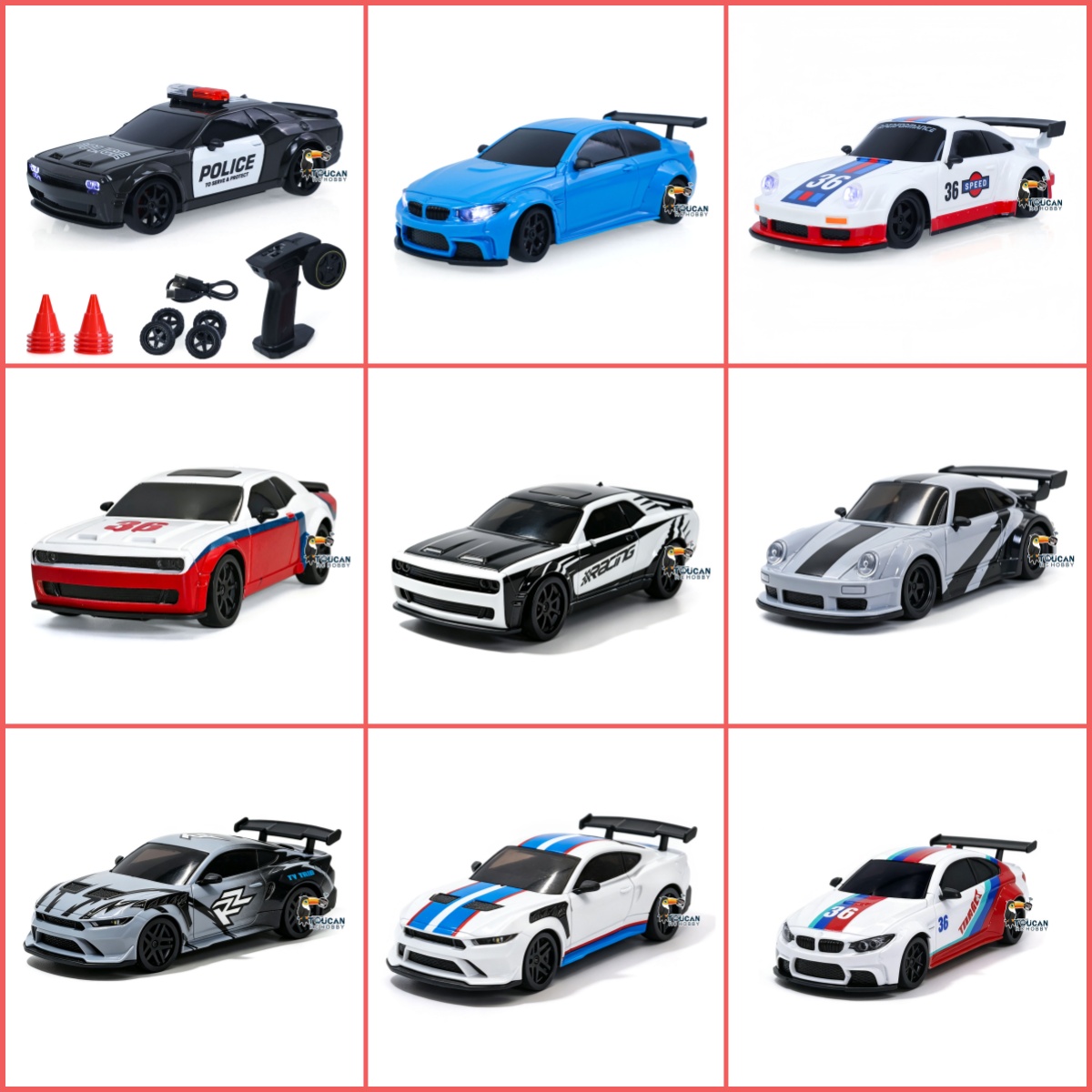 신형 1/36 RC 드리프트 카 3611 고속 4WD  - Rc Hobby Tech Bali 리뷰 및 가격