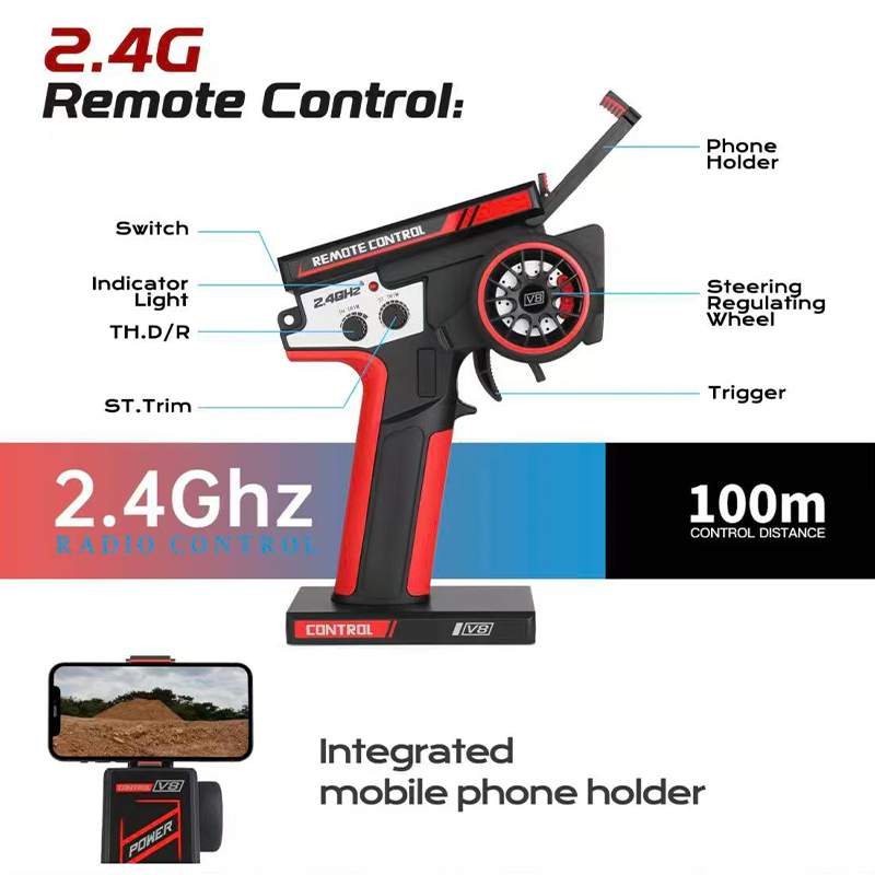 75 KM/H WLtoys 124016 V8 RC 자동 - Rc Hobby Grade Drift Car 리뷰 및 가격