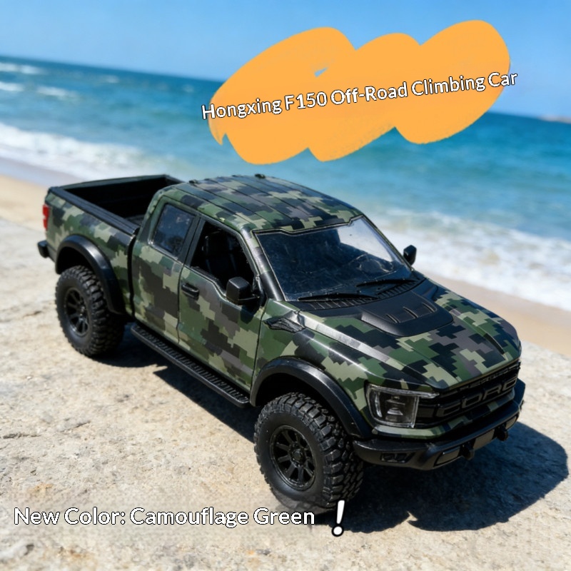 홍싱 F150 RC 크롤러 신형 위장 녹색 페인트 오프 - Rc Hobby Grade Car 리뷰 및 가격