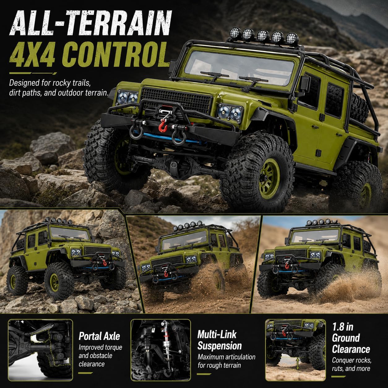 성인용 무선 조종 트럭 - 1:8 스케일 4x4 오프로 - Rc Hobby Grade Car 리뷰 및 가격