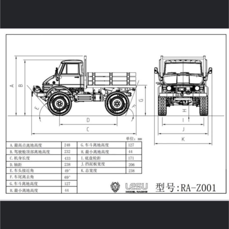LESU UM406 RC 메탈 크롤러 1/10 스케일  - Rc Hobby Kit 리뷰 및 가격