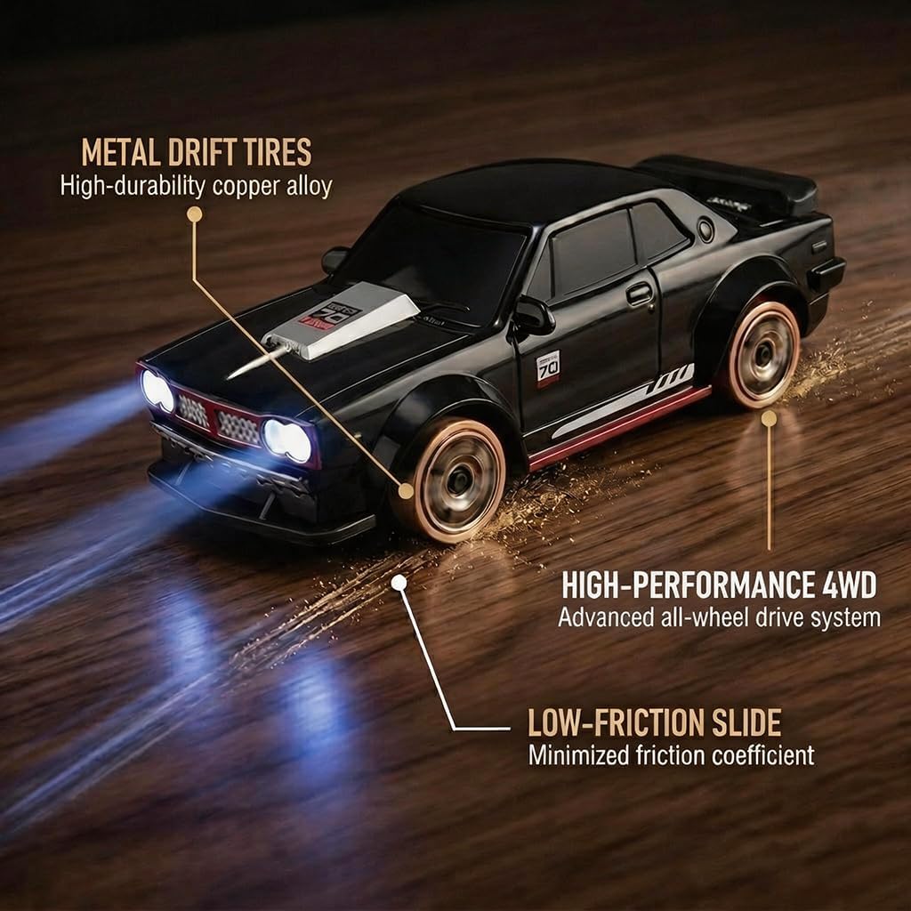 1:64 스케일 4WD RC 드리프트 자동차, 구리 타 - Gyroscope Rc Module 리뷰 및 가격